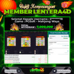 JACKPOT MAHJONG WAYS 06 JANUARI 2026